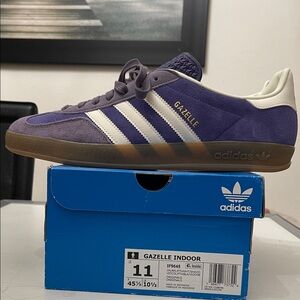 Adidas Gazelle Indoor Collegiate Purple Sneakers Mens Size 11